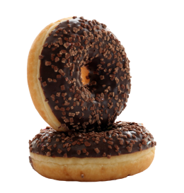Our rich and moist doughnut is layered with smooth chocolate ganache, offering a perfect balance of sweetness and indulgence in every bite.